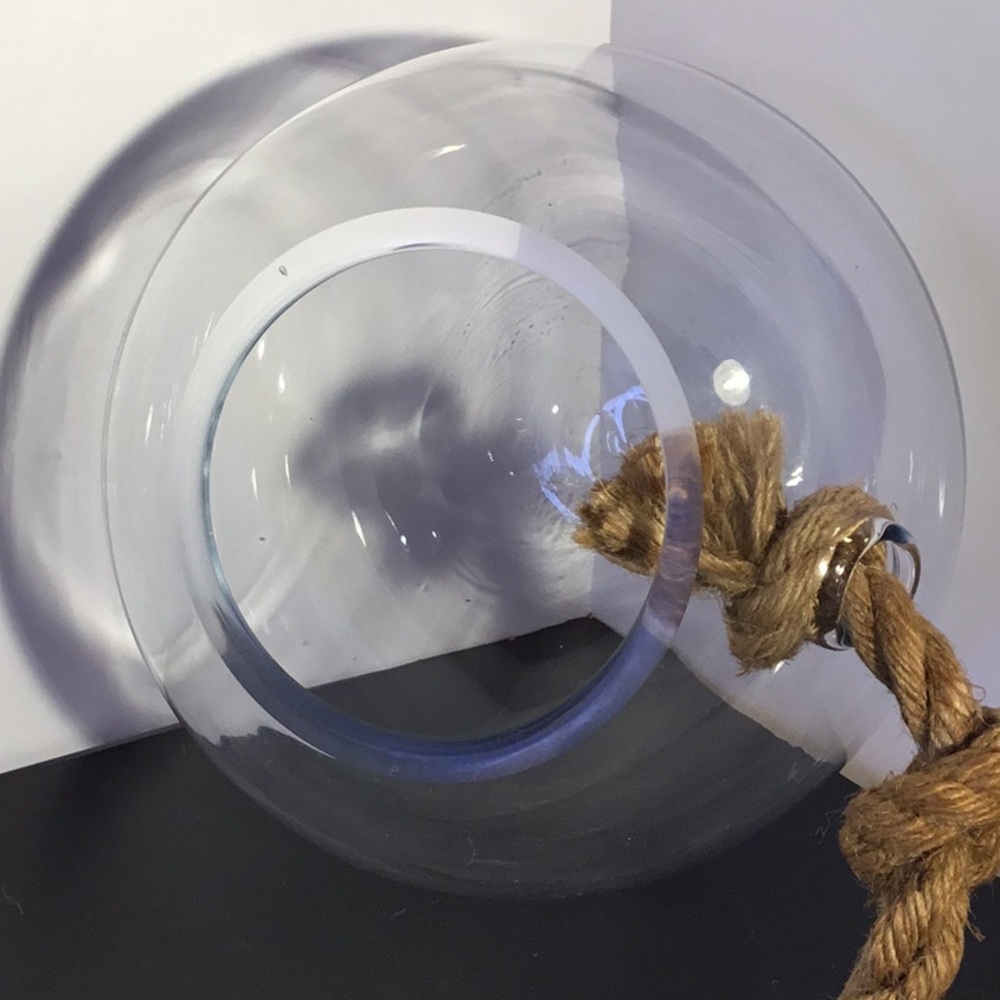 Large Hanging Globe Terrarium With Rope Hanger - Picture 9 of 16